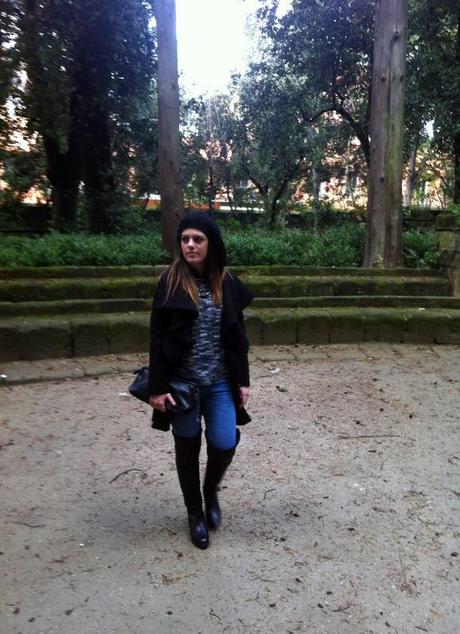 A black coat A black coat