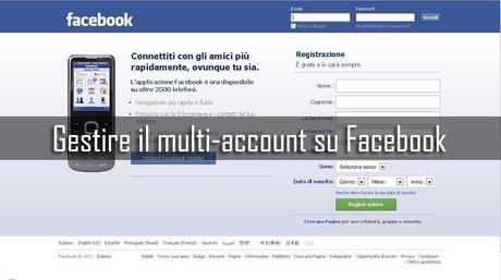 home-facebook multi account su facebook