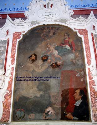 Il quadro del 1600 del Prelato Noaro di Isolabona.