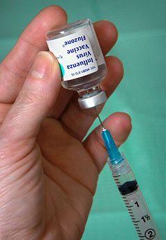 Fluzone vaccine extracting