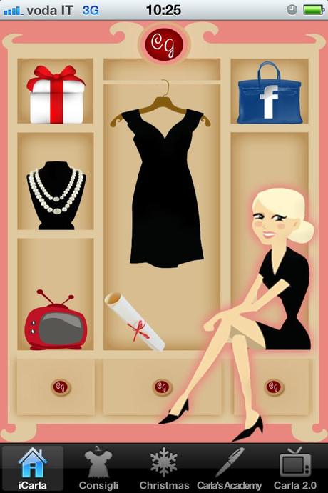 iCarla, l’applicazione più fashion per IPhone Home iCarla