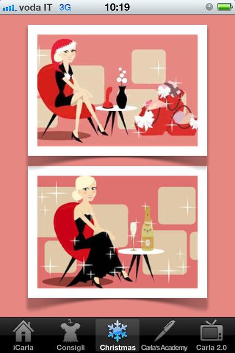 iCarla, l’applicazione più fashion per IPhone iCarla Xmas_NewYear