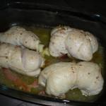 Arrostini di petto di pollo con speck e provola Arrostini di petto di pollo con speck e provola