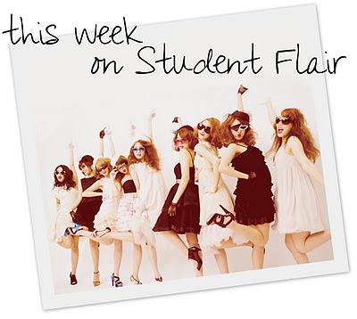 This week on Student Flair Blog #1