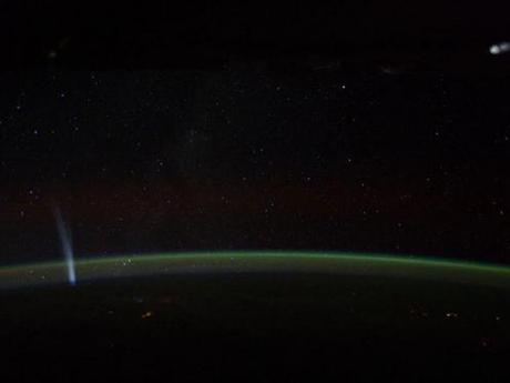 La cometa Lovejoy dalla ISS