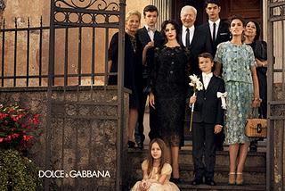 Foto di famiglia per Dolce e Gabbana