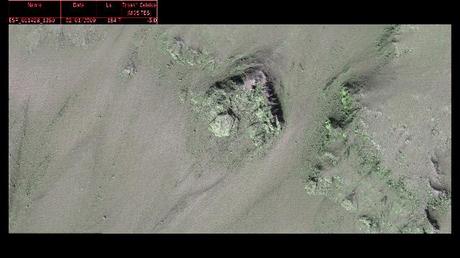 ZONA 2: sottostante alla zona 1, stesse caratteristiche di elaborazione. Notare la relazione tra temperatura e gullies.