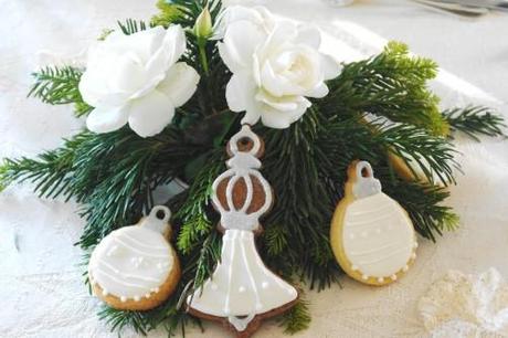 SAM_2266 Biscotti natalizi centrotavola e segnaposto