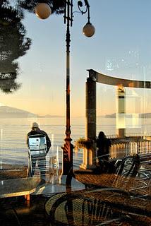 Visioni di un luminoso inverno sul lago Maggiore.