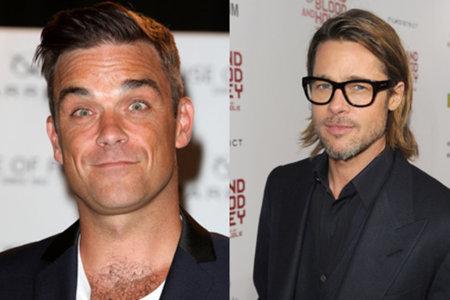Brad Pitt è il sogno proibito di .... Robbie Williams