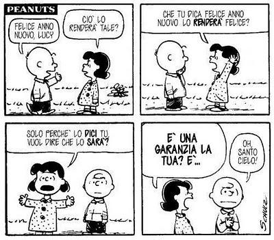 FELICE ANNO NUOVO, RICORDANDO CHARLIE BROWN