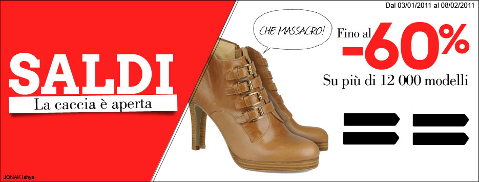 Saldi Sarenza.it La caccia ai SALDI è incominciata da Sarenza!