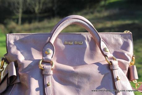 Il mio regalo di natale è LEI... Miu Miu Bow Bag in mughetto