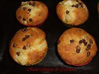 Muffins con Gocce di Cioccolato e Pera o Banana