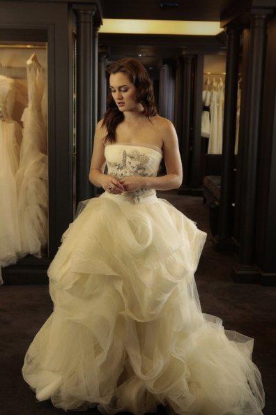 Blair Waldorf's Wedding Gown Made by Vera Wang
