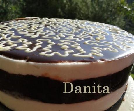 Torta mousee di ricotta al cioccolato