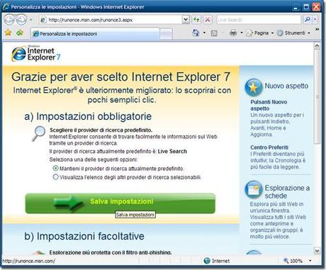 Ripristinare Internet Explorer in pochi click