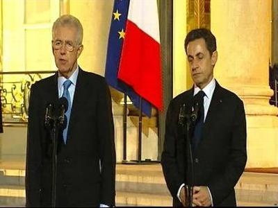 Il 20 gennaio Sarkozy e la Merkel a Roma. I premier italiano e francese: “Fiducia nell’euro”