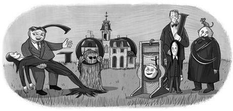 Google doodle Addams