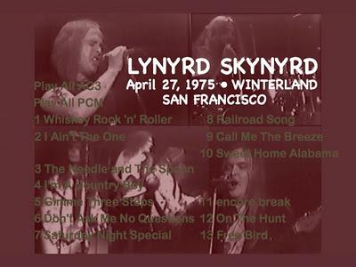 Lynyrd Skynyrd - Live from Winterland 1975.
