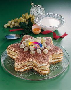 Stella farcita con crema al mascarpone Stella farcita con crema al mascarpone