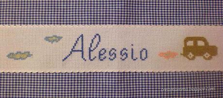 Una sacca per il nido ricamata con l'arte di arrangiarsi! Una sacca per il nido ricamata con l'arte di arrangiarsi!