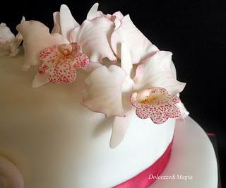 Dendrobium Orchids Cake