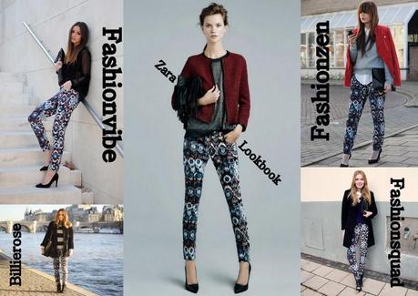 Focus trend: Zara navajo print trousers