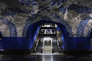 La metropolitana di Stoccolma La metropolitana di Stoccolma