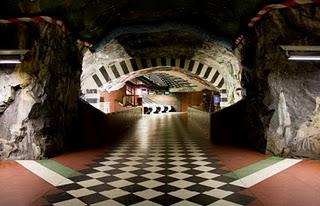 La metropolitana di Stoccolma La metropolitana di Stoccolma