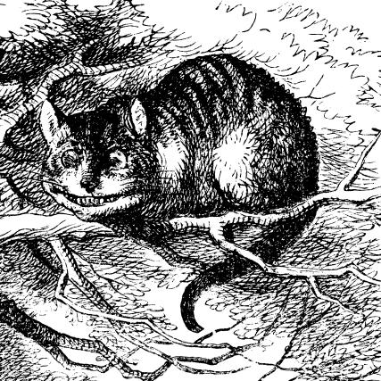 I connettivi logici in Alice nel Paese delle Meraviglie: il sorriso del gatto del Cheshire