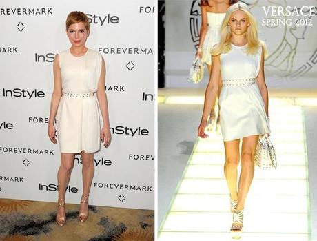 Red Carpet and Events// Michelle Williams in Versace