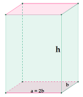 Problema svolto sul calcolo della superficie totale di un parallelepipedo rettangolo
