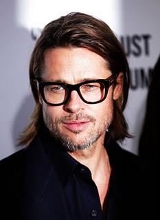 Occhiali nero lucido Dolce & Gabbana per Brad Pitt
