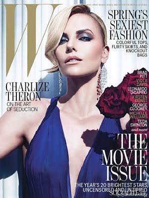 Charlize Theron e Brad Pitt sulla cover di W Magazine!