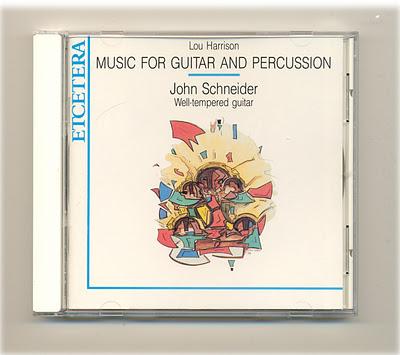 Recensione di Lou Harrison Music for Guitar and Percussion di John Schneider, Etcetera Records 1990