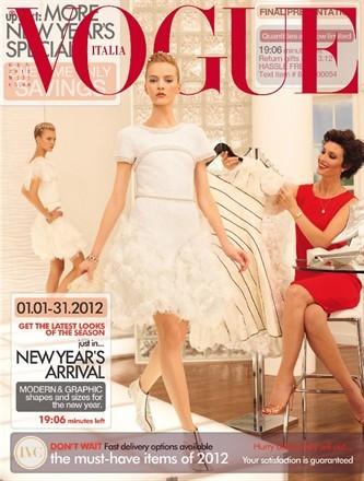 Vogue Italia - January Cover 2012.