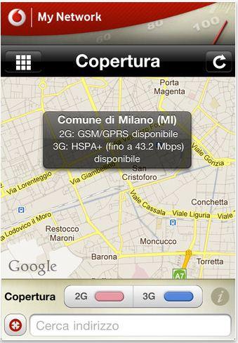 Da Vodafone la app My Network per iOS e Android, verifica e segnala la copertura della rete