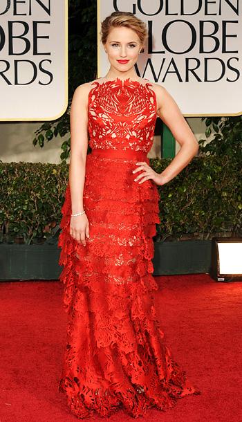 Golden Globes 2012: Dianna Agron in Giles