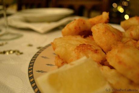 Bocconcini di baccalà indorati e fritti