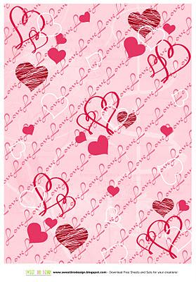 Sweet Valentine Set di Carte!!! - Sweet Valentine paper Set!!!