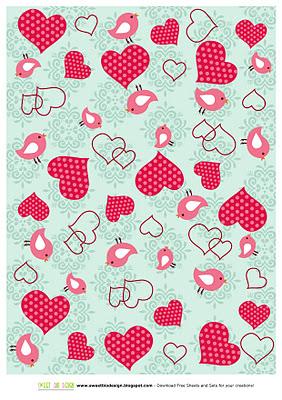 Sweet Valentine Set di Carte!!! - Sweet Valentine paper Set!!!