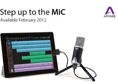 Apogee MiC: Studio quality microphone for iPad, iPhone and Mac