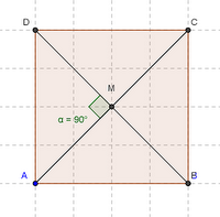 Dimostrare che un rettangolo con le diagonali perpendicolari è un quadrato