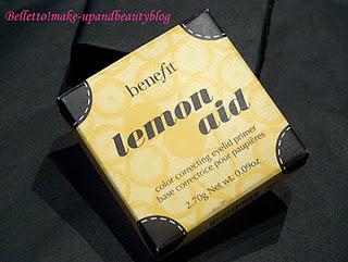 Benefit - Lemon Aid color correcting eyelid primer