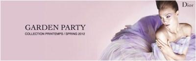 Dior primavera 2012 – Garden Party