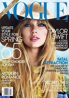 Taylor Swift sulla cover di VOGUE!