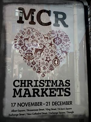Christmas market in Manchester