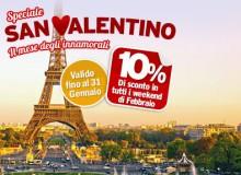 San Valentino: volo e week end di 3 giorni a Parigi 117€
