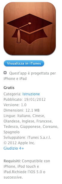 iTunes U porta interi corsi universitari sull’iPad